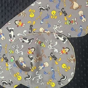 Baby bib and burp cloth